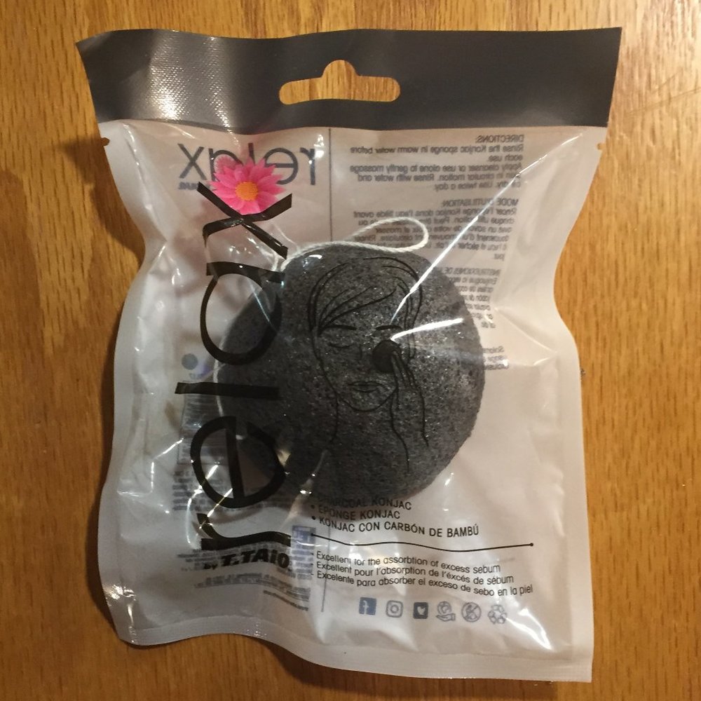 $5 ADD ON! Relax Charcoal Konjac Sponge - NEW!